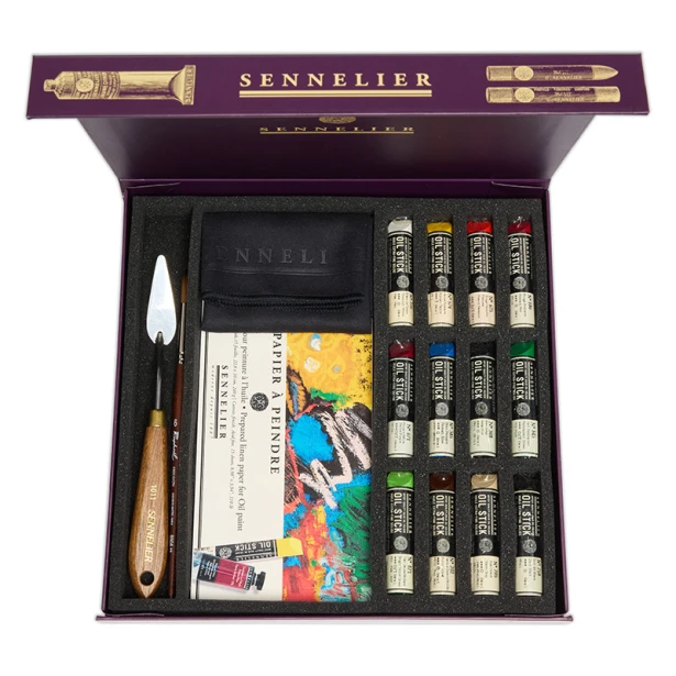 Oil Stick Mini Sennelier – zestaw prezentowy 12 kolorów