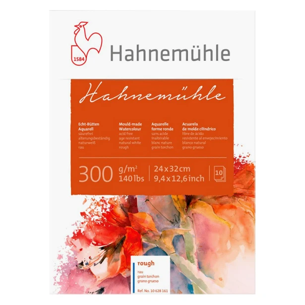Blok akwarelowy Hahnemuhle Rough 24 x 32 cm, 300 g/m2