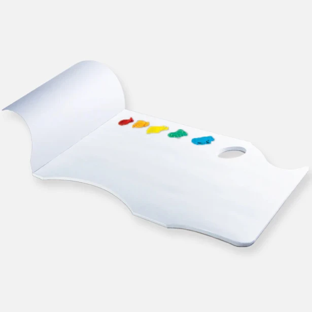 White Pad Hand Held, paleta malarska papierowa 40 ark.