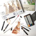 Zestaw artystyczny Fashion Set Mixed Media W&amp;N, 19 elem.