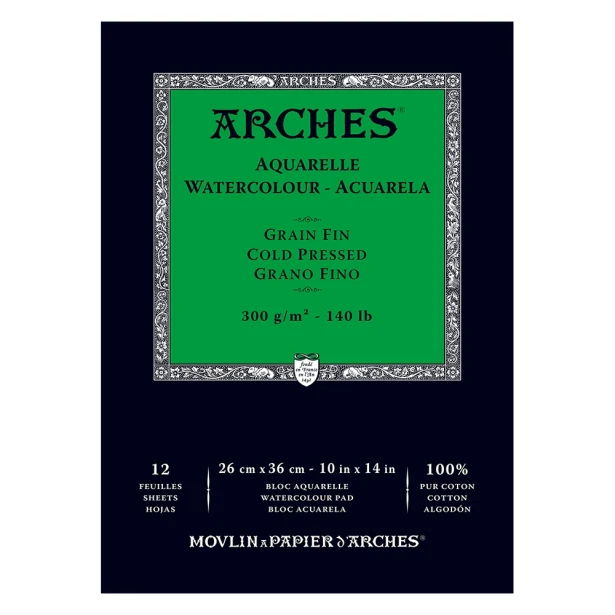 blok Arches Cold Pressed 26x36cm 12 arkuszy