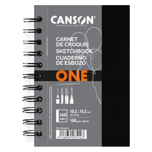 Canson one blok na spirali 10x15cm