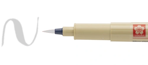 pisak pędzelkowy Pigma Brush light cool grey