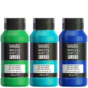 plynne farby akrylowe liquitex basics 118 ml