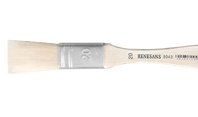 Pędzel seria 8043 – 20 mm, naturalna szczecina